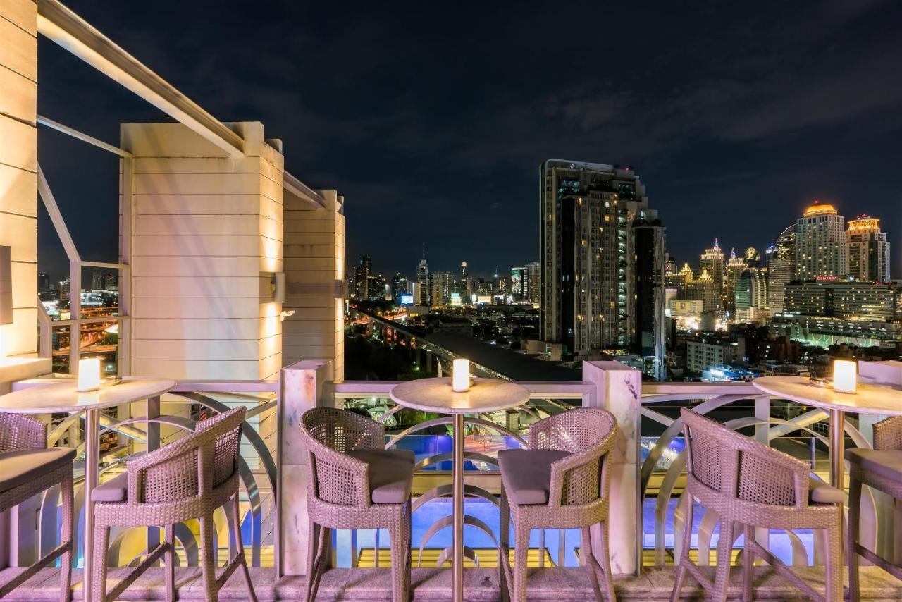 阿卡拉酒店 曼谷 外观 照片 View from the rooftop bar